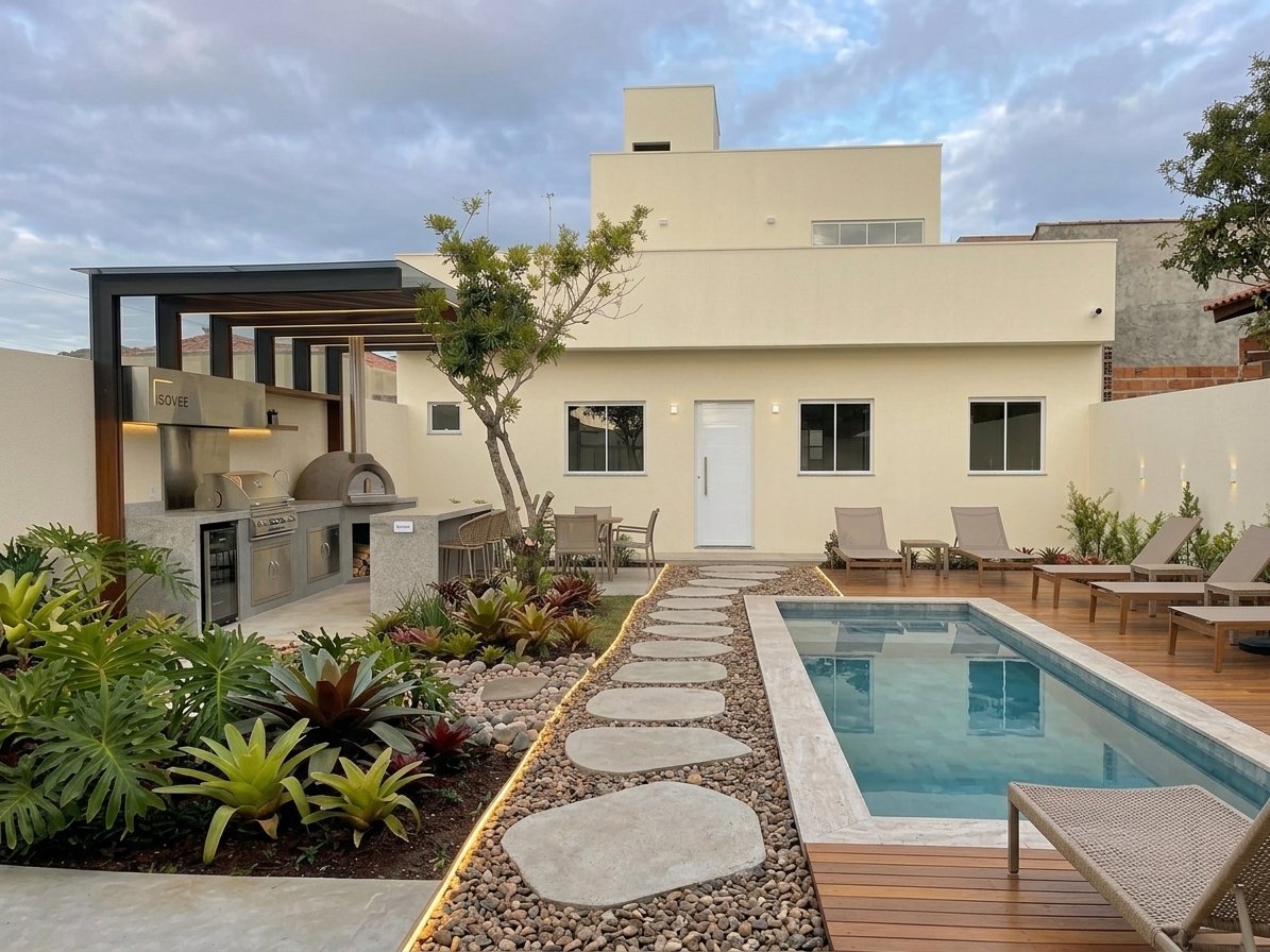 Casa construída pela Litoral Norte Construtora